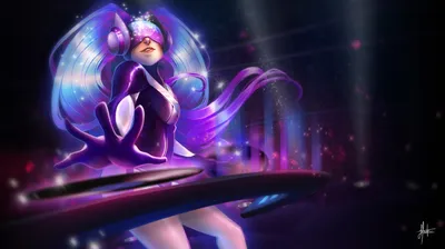 Сона, Лига Легенд, DJ Sona Обои HD / Обои для рабочего стола и мобильного телефона картинки