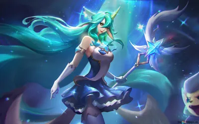 Star Guardian 'Soraka' - League of Legends (LOL) 4K скачать обои картинки