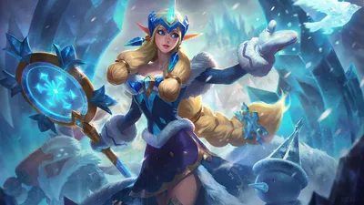 361905 Winter Wonder Soraka LoL Splash Art Skin League of Legends lol 4k - Rare Gallery HD Wallpapers картинки