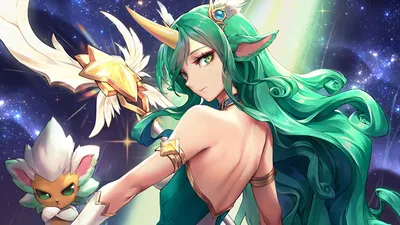 HD Soraka Star Guardian League of Legends | Soraka League of Legends, Лига легенд, Fondos verdes картинки