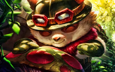 Скачать обои Teemo, MOBA, Warriors, League of Legends, 2020 games, Legends of Runeterra, artwork, Teemo League of Legends для монитора с разрешением 2880x1800. Высококачественные обои HD картинки картинки