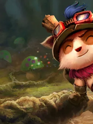 Обои League Of Legends Teemo Hd для рабочего стола и мобильных телефонов Retina iPad - HD обои - Wallpapers.net картинки