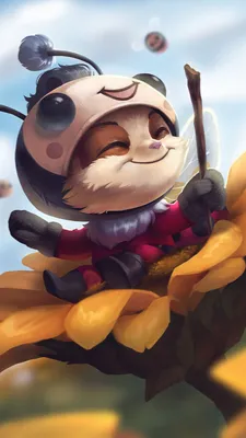 1379984 Teemo, Bee, LoL, League of Legends - Редкая галерея HD обои картинки