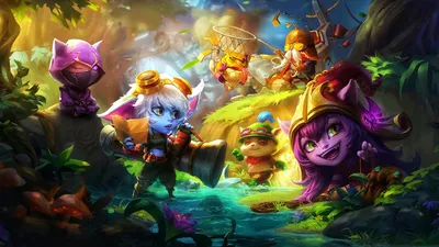 Тимо и друзья League Of Legends Live Wallpaper - MoeWalls картинки