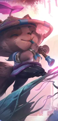 Обои ID: 370772 / Видеоигра League Of Legends Телефон Обои, Teemo ( League Of Legends ), 1080x2246 скачать бесплатно картинки