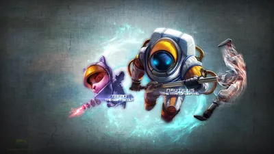 AstroNautilus \ u0026 Astronaut Teemo by xRazerxD HD Wallpaper Fan Artwork League of Legends lol картинки