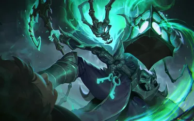 League of Legends (LOL) - Splash Art 4K «Thresh» скачать обои картинки