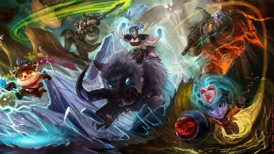 Скачать бесплатно League of Legends Champions Teemo Sejuani Tristana Tryndamere Nautilus [1920x1080] для ПК, мобильных и планшетов | Исследуйте 48+ обоев Nautilus League of Legends | Лига Легенд Фоны, Лига картинки