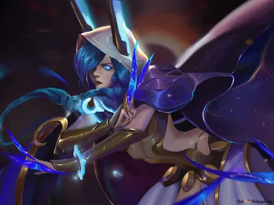 ArtStation - Xayah - Лига легенд фан-арт картинки