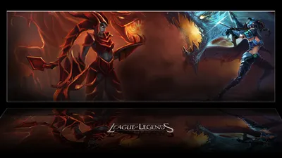 League Of Legends, Shyvana, Vayne Обои HD / Обои для рабочего стола и мобильного телефона картинки