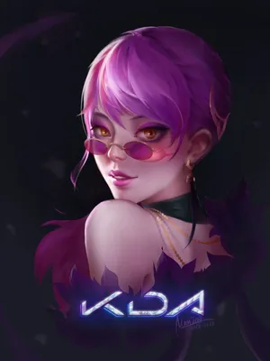 K/DA Evelynn by meng xiao HD Wallpaper Background Fan Art Artwork League of Legends lol | лол лига легенд, персонажи лиги легенд, лига легенд картинки