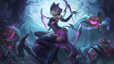 Elise LoL Splash Art 4K Обои #700 картинки