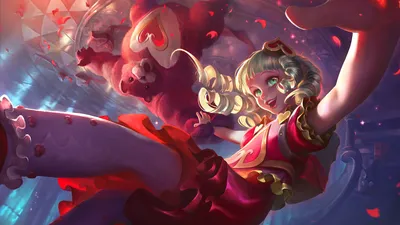 Обои 4k Sweetheart Annie LoL Splash Art League of Legends обои картинки