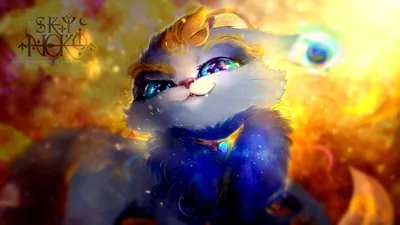 Sky Neko - Yuumi Fanart ~ Новый чемпион League of Legends! картинки