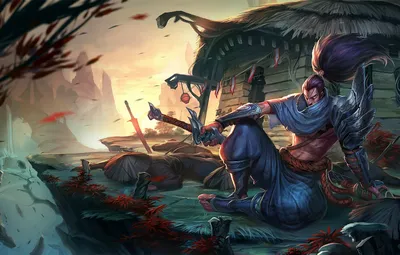 Обои League of Legends, LoL, Ясуо, LoL Yasuo картинки на рабочий стол, раздел игры - скачать картинки