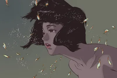 Elizabeth 🌘 on Twitter: \"Satoshi Kon by Marguerite Sauvage. Текущие обои для телефона. https://t.co/6kaLnBP406\" / Twitter картинки