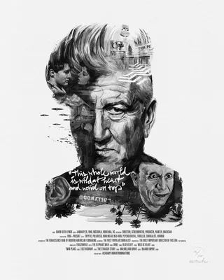 Обои взгляд, сигарета, музыкант, режиссер, Дэвид Линч, David Lynch картинки на рабочий стол, раздел мужчины - скачать картинки