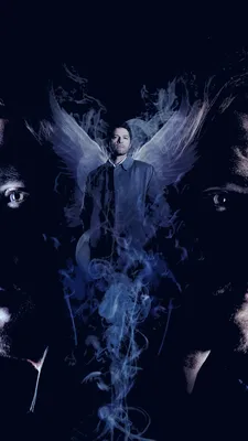 Обои ID: 384363 / TV Show Supernatural Phone Wallpaper, Кастиэль (Сверхъестественное), Миша Коллинз, 1080x1920 скачать бесплатно картинки