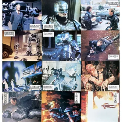 ROBOCOP 1987 ЛОТ ИЗ 6 ОРИГИНАЛЬНЫХ ЛОББИ-КАРТ США PAUL VERHOEVEN – Boonsart shop картинки