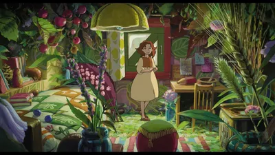 Studio Ghibli, лес, растения, вода, HD обои для рабочего стола картинки