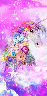 Wallpaper...By Artist Unknown... | Unicorn wallpaper, Hippie wallpaper,  Heart wallpaper картинки