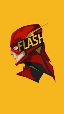 The Flash Minimal Artwork 4K Ultra HD Мобильные обои картинки