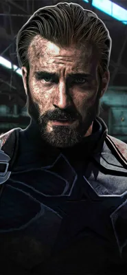 Chris-Evans-As-Captain-America-Wallpaper-HD • Режим iOS картинки