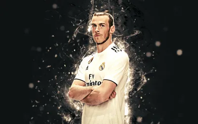 Скачать обои Gareth Bale, Real Madrid, Welsh footballer, football stars, La Liga, Champions League, Spain, football для монитора с разрешением 2880x1800. Высококачественные обои HD картинки картинки