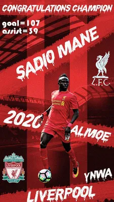 Скачать обои Sadio Mane, 4K, Senegalese football player, Liverpool FC, Premier League, football для монитора с разрешением 3840x2400. Высококачественные обои HD картинки картинки