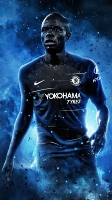 Н'Голо Канте HD Mobile в Chelsea FC Chelsea Core iPhone X Обои скачать бесплатно картинки