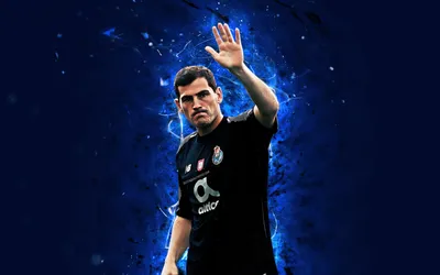 Скачать обои Iker Casillas, 4k, abstract art, голкипер, звезды футбола, Porto, La Liga, Casillas, footballers, neon lights, soccer, Porto FC, LaLiga для монитора с разрешением 3840x2400. Высококачественные обои HD картинки картинки