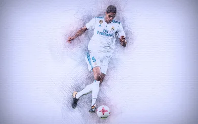 Скачать обои Raphael Varane, Manchester United FC, портрет, красный каменный фон, футбол, Premier League, England, Varane Manchester United для монитора с разрешением 2880x1800. Высококачественные обои HD картинки картинки