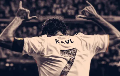 Обои Спорт, Футбол, Семь, Номер, Реал Мадрид, Real Madrid, Legend, Raul, Рауль, Футболист картинки на рабочий стол, раздел спорт - скачать картинки