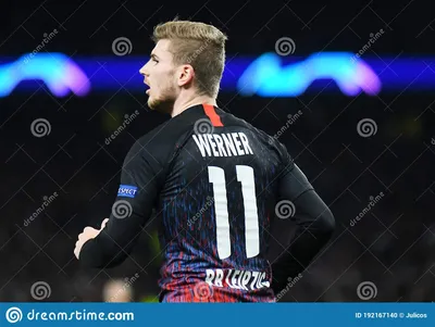 Скачать обои 4k, Timo Werner, german footballers, RB Leipzig, Germany, joy, soccer, Werner, Bundesliga, football, neon lights, RB Leipzig FC для монитора с разрешением 3840x2400. Высококачественные обои HD картинки картинки