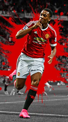 Скачать бесплатно обои ID: 447358 / Sports Anthony Martial Phone Wallpaper, Manchester United F.C., Футбол, Французский, 720x1280 скачать бесплатно картинки