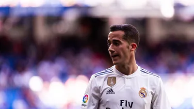 Скачать обои Lucas Vazquez, Real Madrid, Portrait, Spanish footballer, Midfielder, La Liga, Spain, Real Madrid footballers 2020, football, Santiago Bernabeu для монитора с разрешением 2880x1800. Высококачественные обои HD картинки картинки