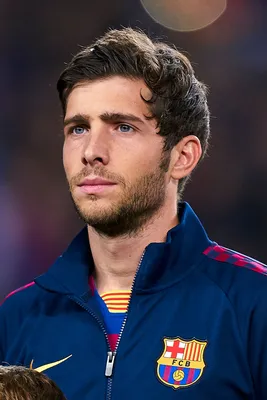 Скачать обои Sergi Roberto, 4k, art, Barcelona FC, бразильский футболист, защитник, синие брызги краски, гранж арт, Ла Лига, Испания, футбол для монитора с разрешением 3840x2400. Высококачественные обои HD картинки картинки