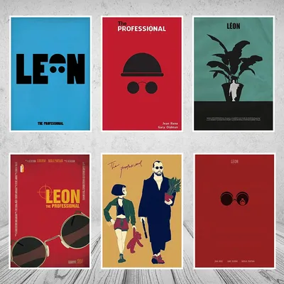 Leon: The Professional 2019 - постер фильма, белые/желтые обои из крафт-бумаги, украшение для бара, кафе, 42x30 см (16,5*11,8 дюйма) - Рисование и каллиграфия АлиЭкспресс картинки