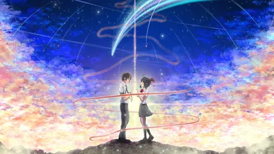 Ваше имя аниме постер манга фильм принты Kimi No Na Wa настенные художественные шелковые картины мультяшная любовь картина домашний декор для спальни - Рисование \u0026 Каллиграфия АлиЭкспресс картинки