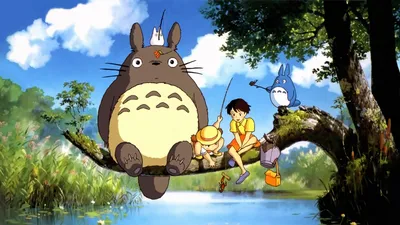 Tonari no Totoro (Мой сосед Тоторо) - Миядзаки Хаяо/Мей следует за какими-то лесными духами, которые несут с собой… | Художественное произведение Ghibli, Ghibli, Искусство студии ghibli картинки