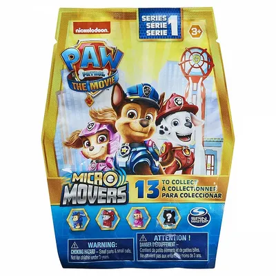 Spin Master Figure Paw Patrol The Movie Micro Movers Assortment (6063154) картинки