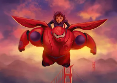 ID обоев: 95162 / big hero 6, фильмы, анимационные фильмы, мультфильмы, игры, hd, 4k, Deviantart скачать бесплатно картинки