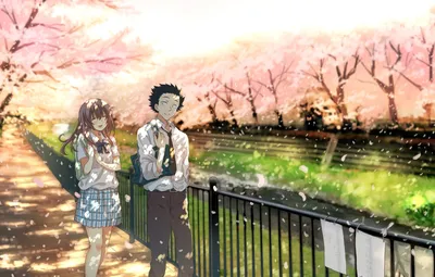 Koe no katachi, потрясающе, фильм, HD обои для рабочего стола картинки