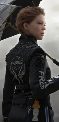 Death Stranding Fragile Lea Seydoux 4K Обои #1 картинки