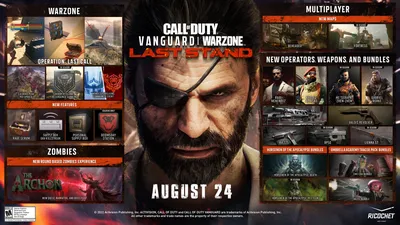 Legends Never Die in Last Stand, последний сезон Call of Duty®: Vanguard и Call of Duty®: Warzone™, выйдет в эфир 24 августа картинки