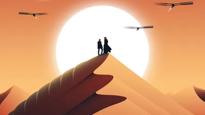 Скачать обои Dune 2021 Movie Fan Art Wallpaper картинки