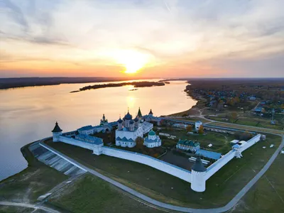 Макарьевский монастырь - Фото с высоты птичьего полета, съемка с  квадрокоптера - PilotHub картинки