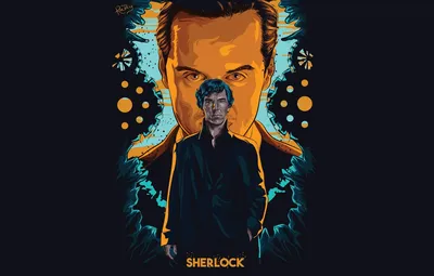 Обои арт, Шерлок Холмс, Бенедикт Камбербэтч, Sherlock, Sherlock BBC, Sherlock Holmes, Sherlock (сериал) картинки на рабочий стол, раздел фильмы - скачать картинки