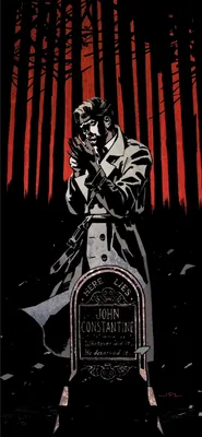 Hellblazer John Constantine Amoledbackgrounds iPhone Обои Скачать бесплатно картинки