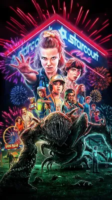 Очень странные дела Телефон Обои | Киномания | Stranger Things Wallpaper, Stranger Things netflix, Fondos de peliculas картинки